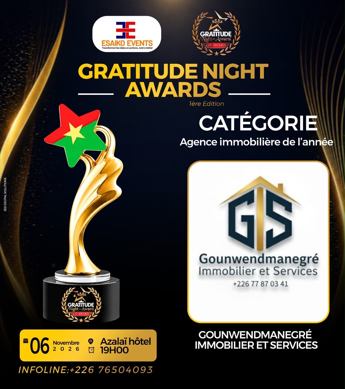 GOUNDWENMANEGRE IMMOBILIER ET SERVICES