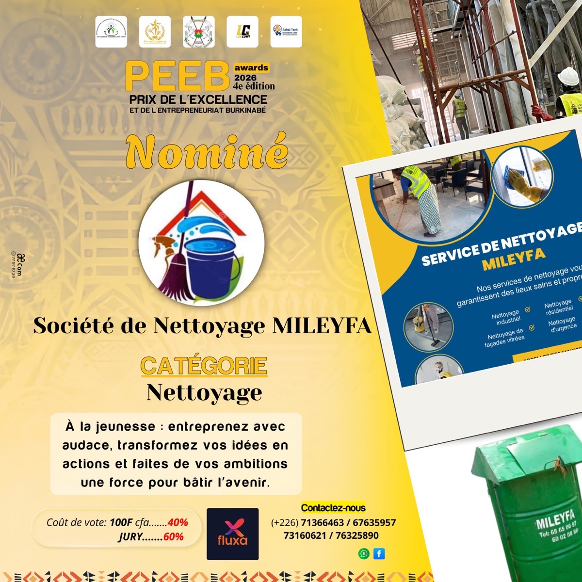 SOCIÉTÉ DE NETTOYAGE MILEYFA