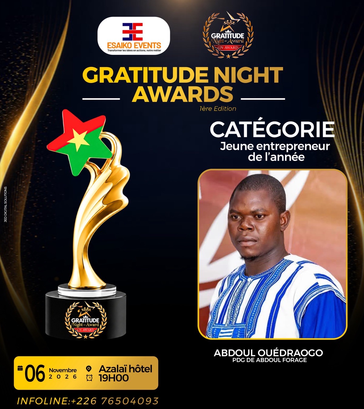 ABDOUL OUEDRAOGO / PDG DE 𝐀𝐁𝐃𝐎𝐔𝐋 FORAGE