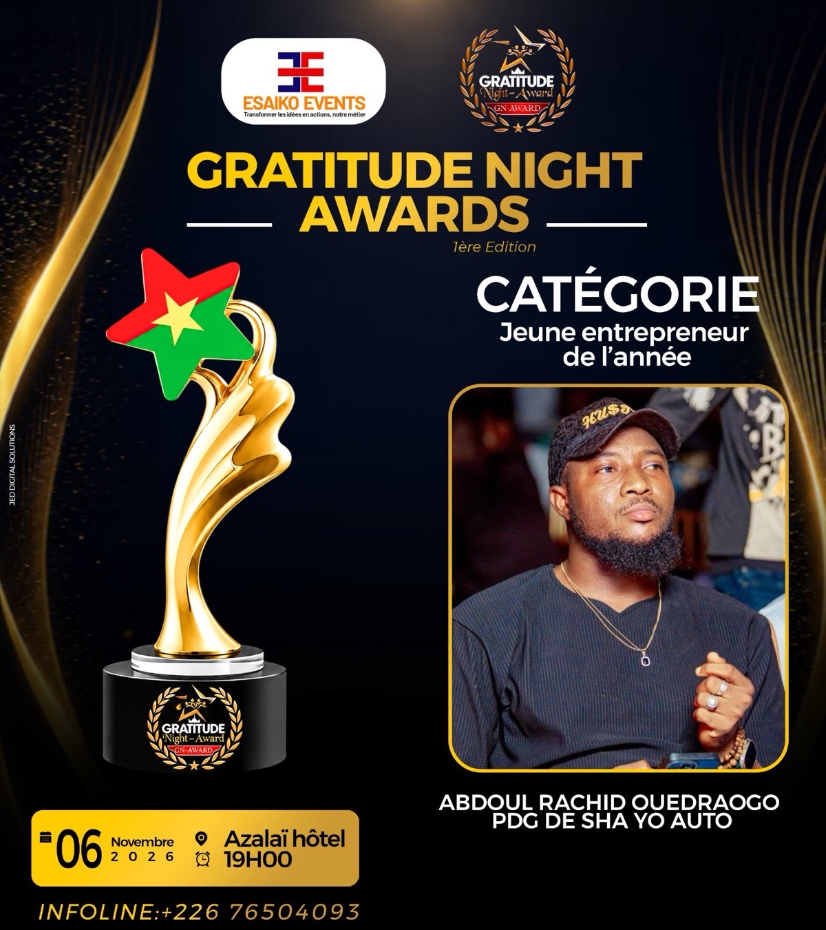 ABDOUL RACHID OUEDRAOGO / PDG DE SHA YO AUTO